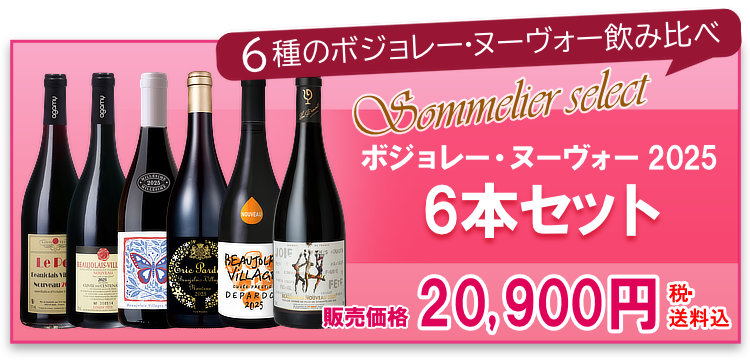 航空便！ボジョレー・ヌーヴォー2025 6本セット11月20日解禁しました