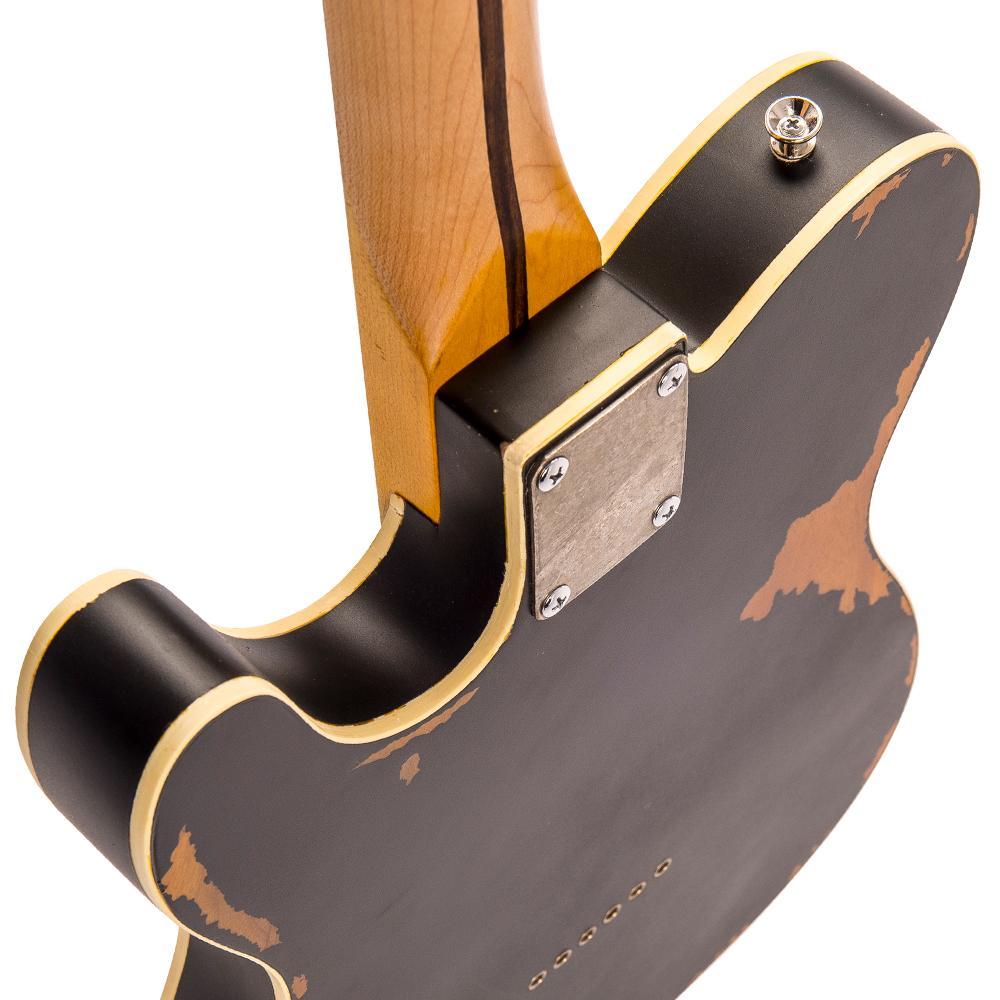 Vintage V59 ICON Electric Guitar ~ Distressed Black – Vintage Guitars