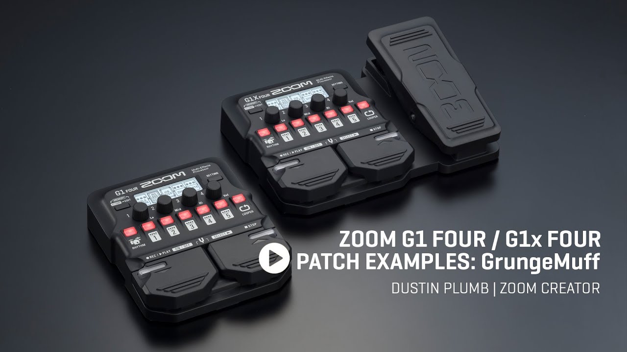 Zoom G1X Four Multi-Effects Processor - G1 Four - Zoom Guitar