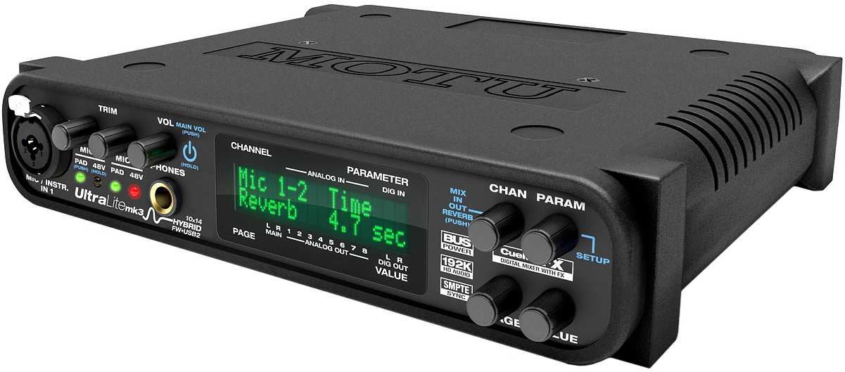 MOTU UltraLite-mk3 オーディオインターフェイス hybrid UltraLitemk3
