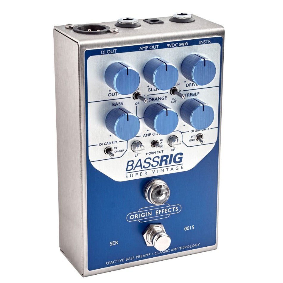 Origin Effects BassRIG Super Vintage Overdrive/Preamp Pedal