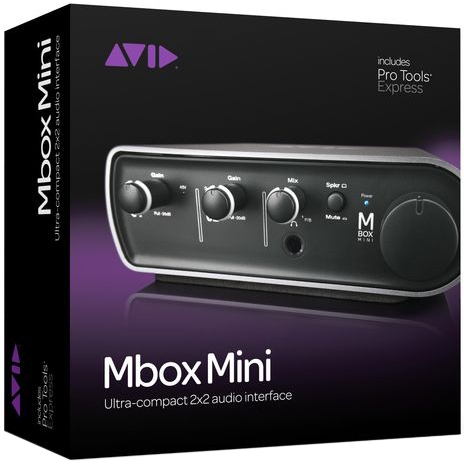 Avid Mbox Mini 2x2オーディオインターフェース Amazon.co.jp: 【正規