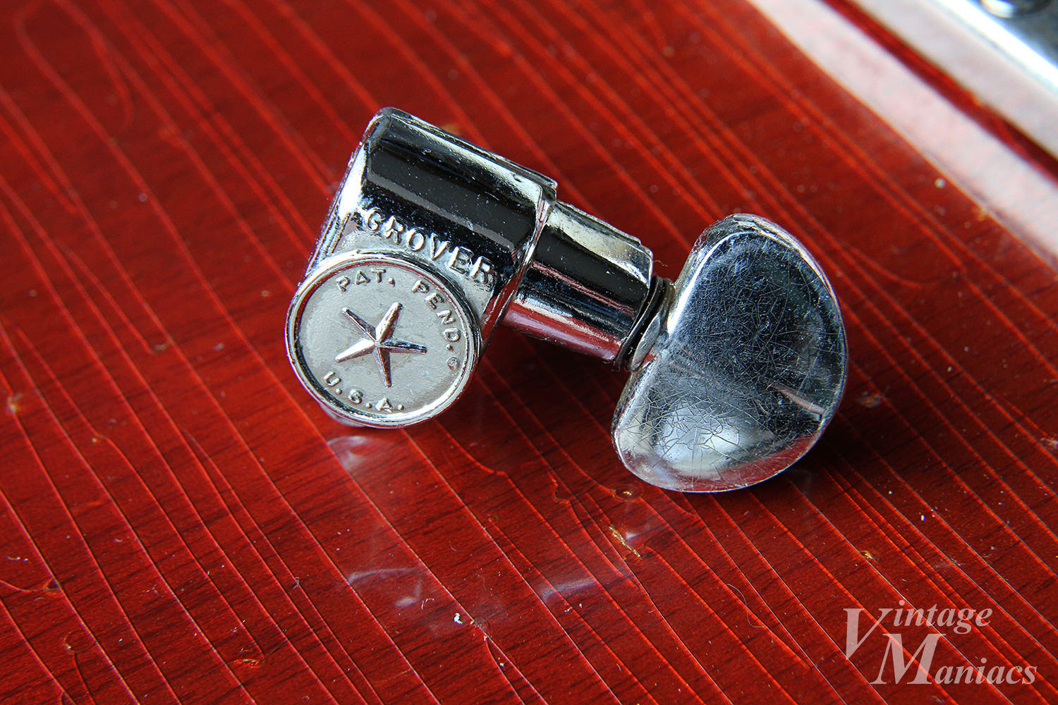 1987年製 Gibson USA 純正 GROVER ペグ (彫り込みロゴ) 1987年製