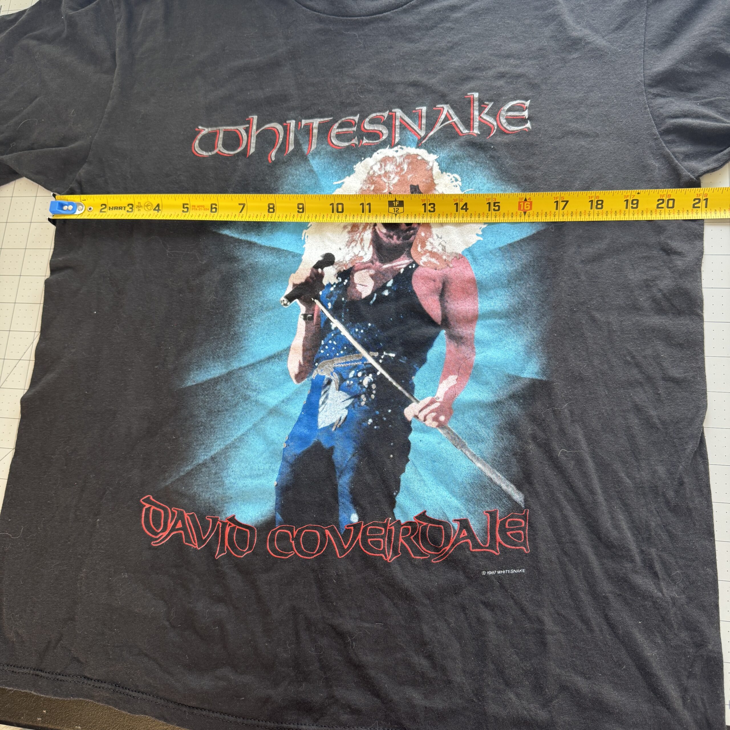 Vintage 1988 Whitesnake Tour T-Shirt David Coverdale Spring Ford