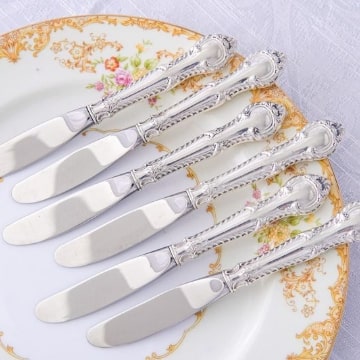 ヴィンテージシルバー、純銀製(925)ハンドル 1960年前後 American