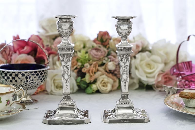 アンティークシルバー、アンティーク銀器、純銀製(925) 1898年 ネオ