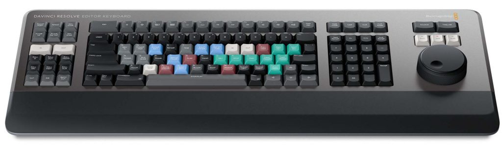 ブラックマジックデザイン、DaVinci Resolve用の高品質キーボード