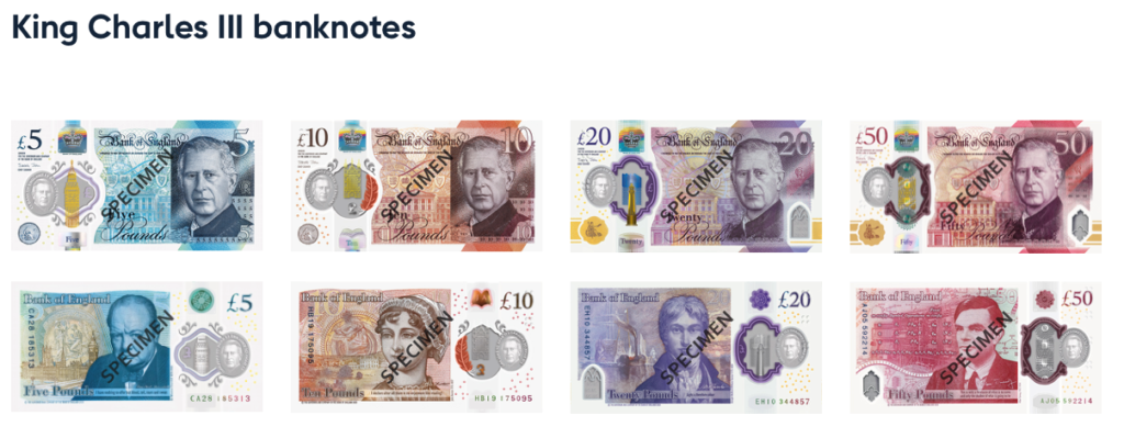 イギリス 旧紙幣(ポンド)セット 旧イギリス紙幣 £20×5枚