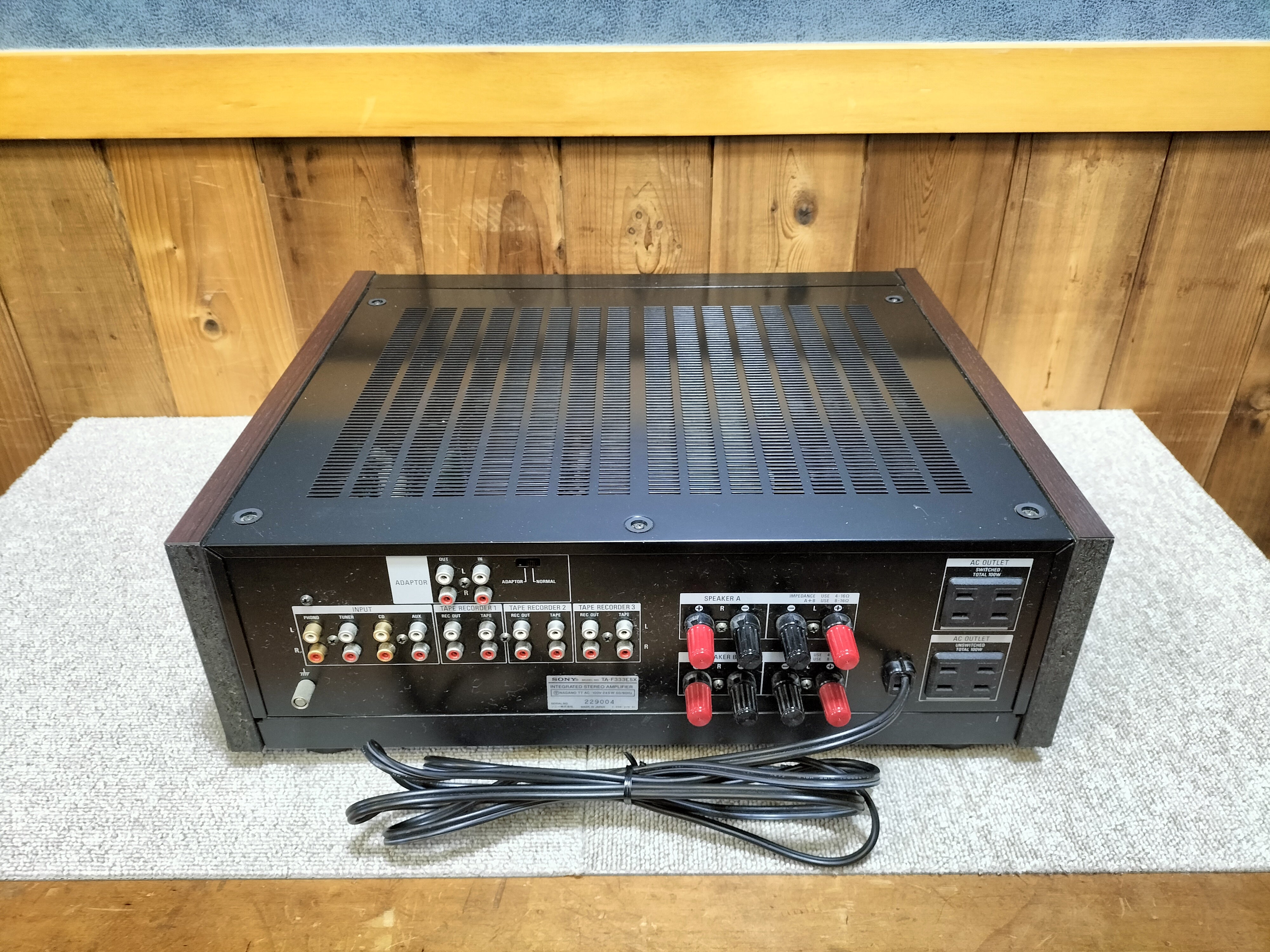 動作品】Sony TA-f333 esxii プリメインアンプ SONY TA-F333ESXII