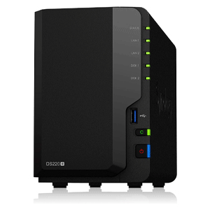 Synology DiskStation DS220+ 2 Bay Compact and high performance NAS