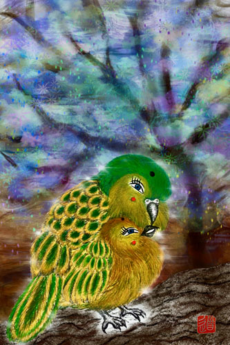 京の風、麻呂鳥が彩る雅の世界 | Maro Dori is an imaginary noble