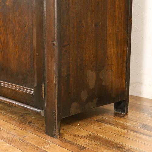 イギリスアンティーク カップボード アーコール 食器棚 オーク材