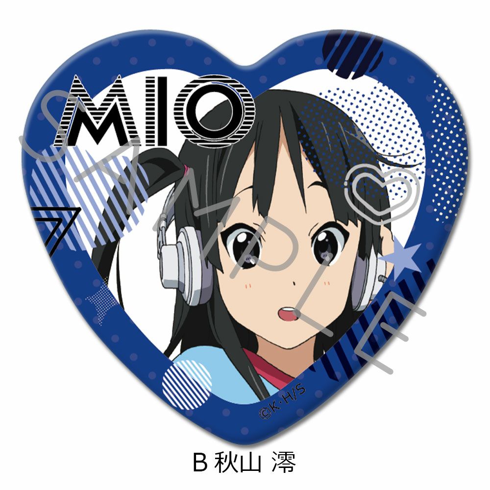 けいおん 秋山 澪 10周年 渋谷マルイ出張所 缶バッジ けいおん 10周年