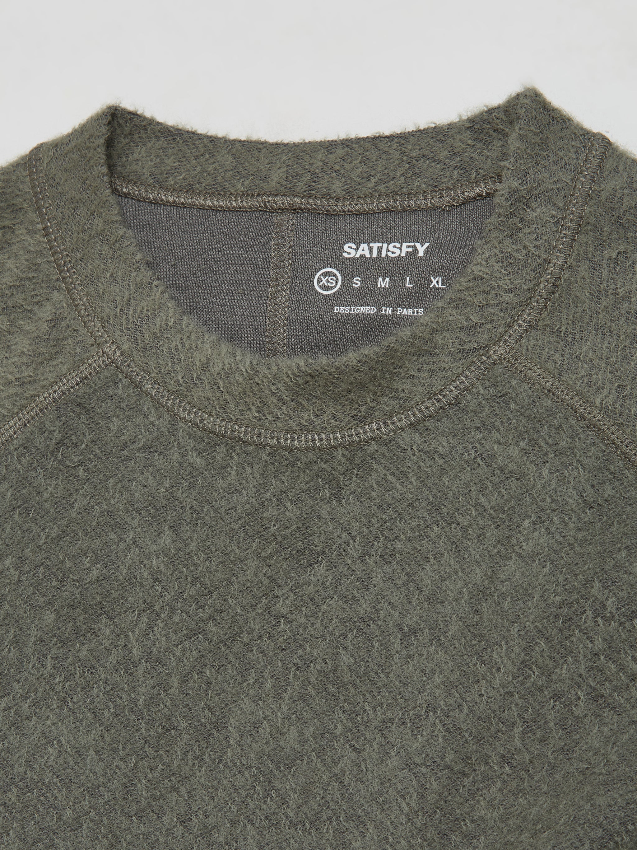 Satisfy - FuzzMerino Long Tee in Vetiver - 11019-VE – Voo Store