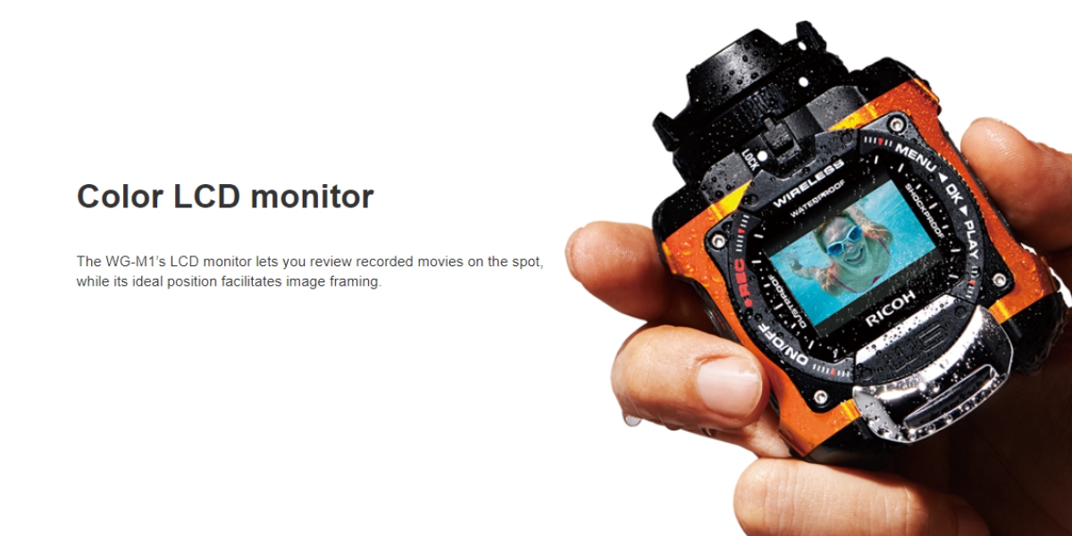 Ricoh WG-M1 Action Camera (Black) – Camerahaus