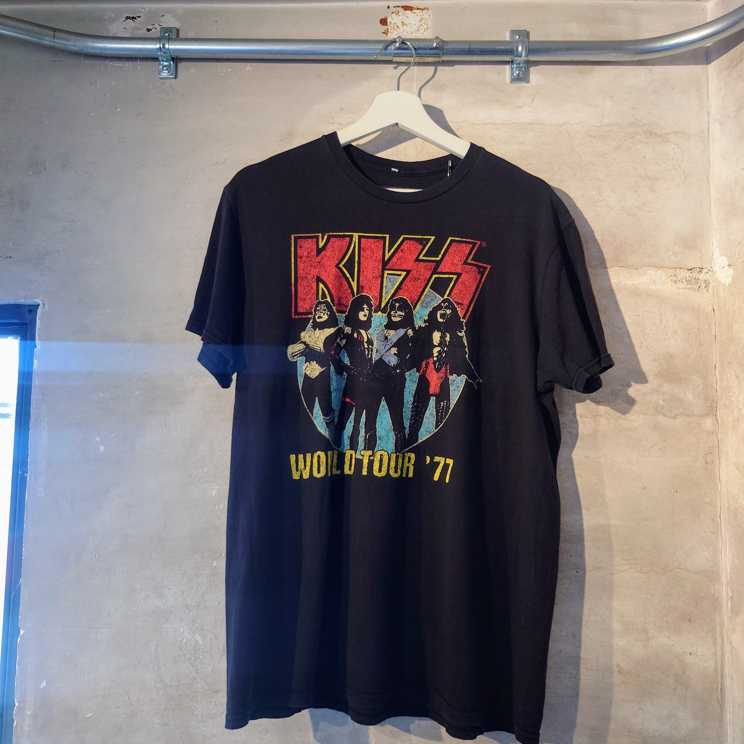 KISS キス バンドTシャツ ブラック L ＃和歌山古着屋 - 古着屋 W