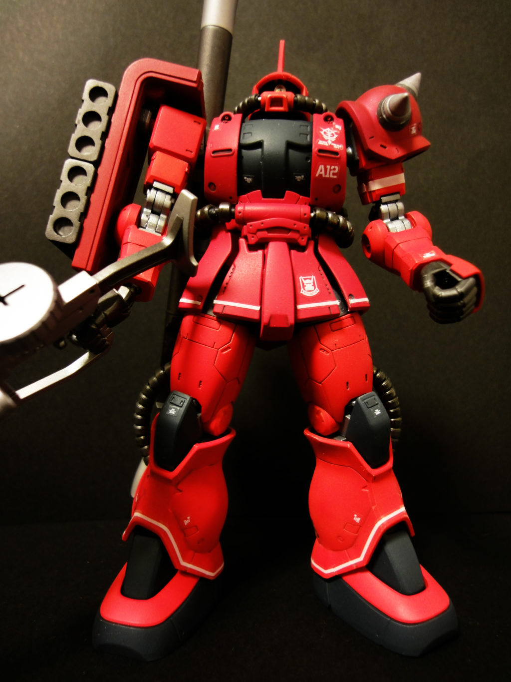 ガンプラ HG 1/144 ORIGIN シャア専用ザクⅡ組立④ ファレホで全塗装し