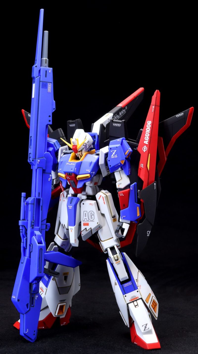 ガンプラ【HGUC Zガンダム】キットレビュー2 成形色仕上げ（つや消し