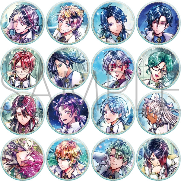 あくねこ 悪魔執事と黒い猫 ベリアン 缶バッジ 3周年 薔薇缶バッジ