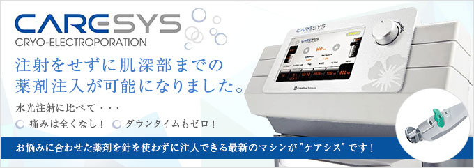 エレクトロポレーション ケアシス | Wクリニック福岡院/美容皮膚科