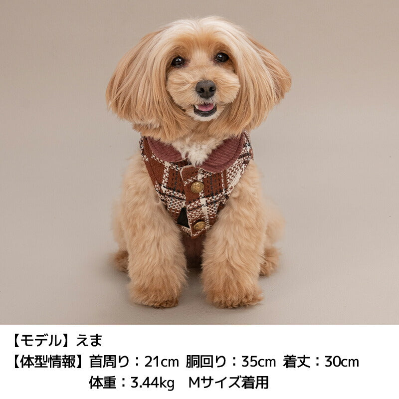 チェックツイードアウター XS/S/M/L/XL/XXL TINOTITO -ティノティート