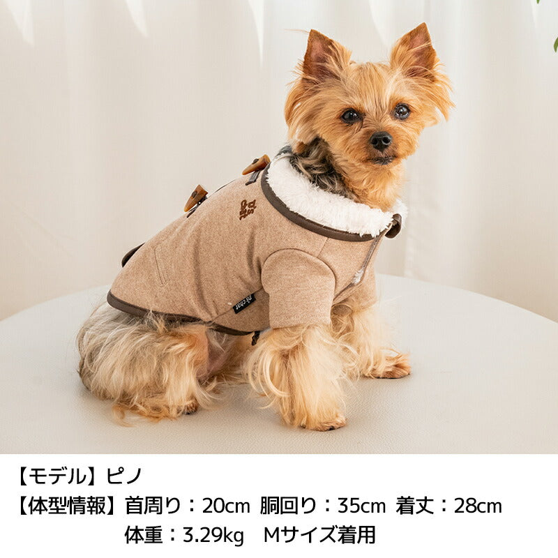 ダッフルボタンボアアウター XS/S/M/L/XL/XXL/DXS/DS/DM/DL/FBS/FBM