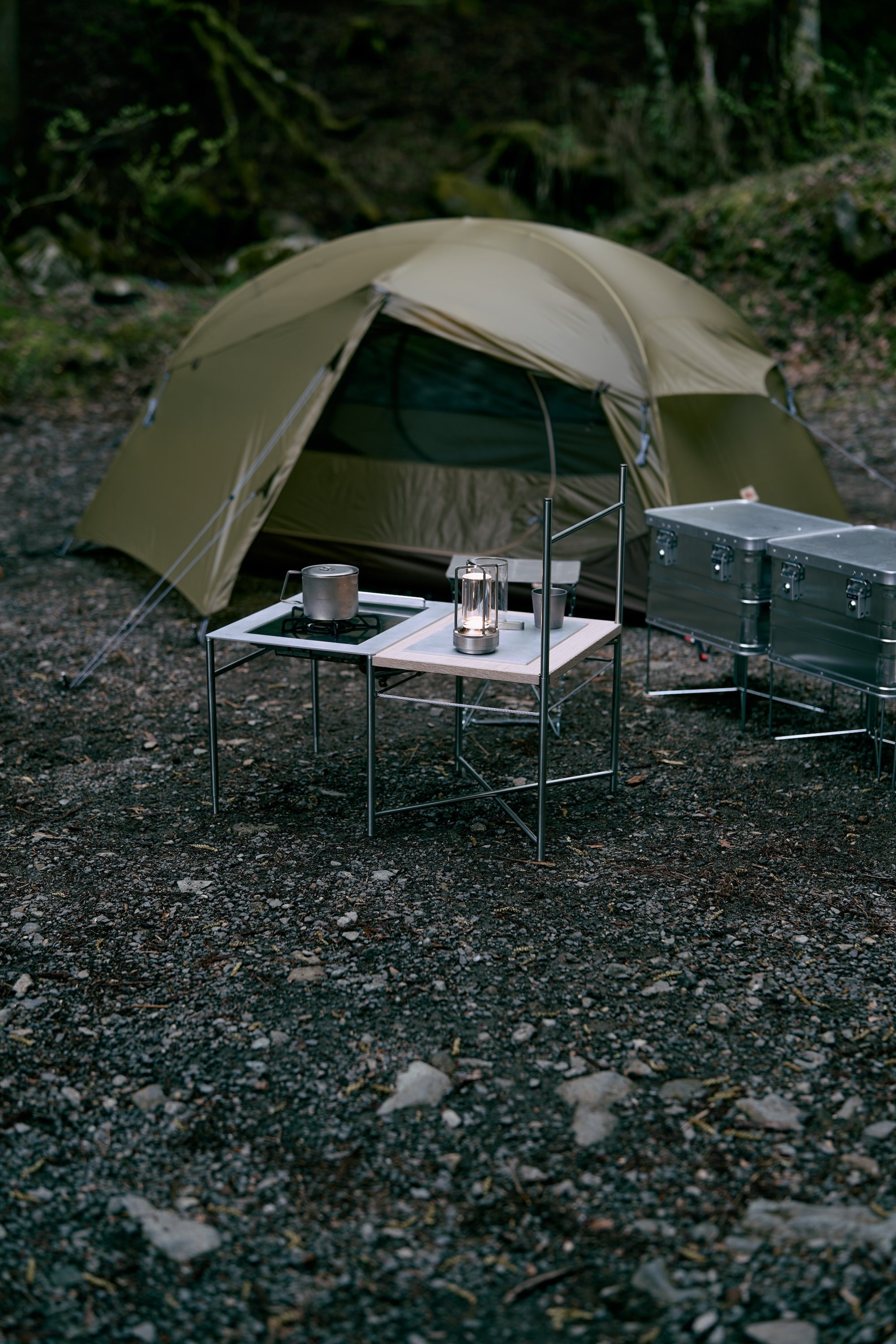 テーブル・チェア・ハンモック Wanderout / Universal Stand - Black