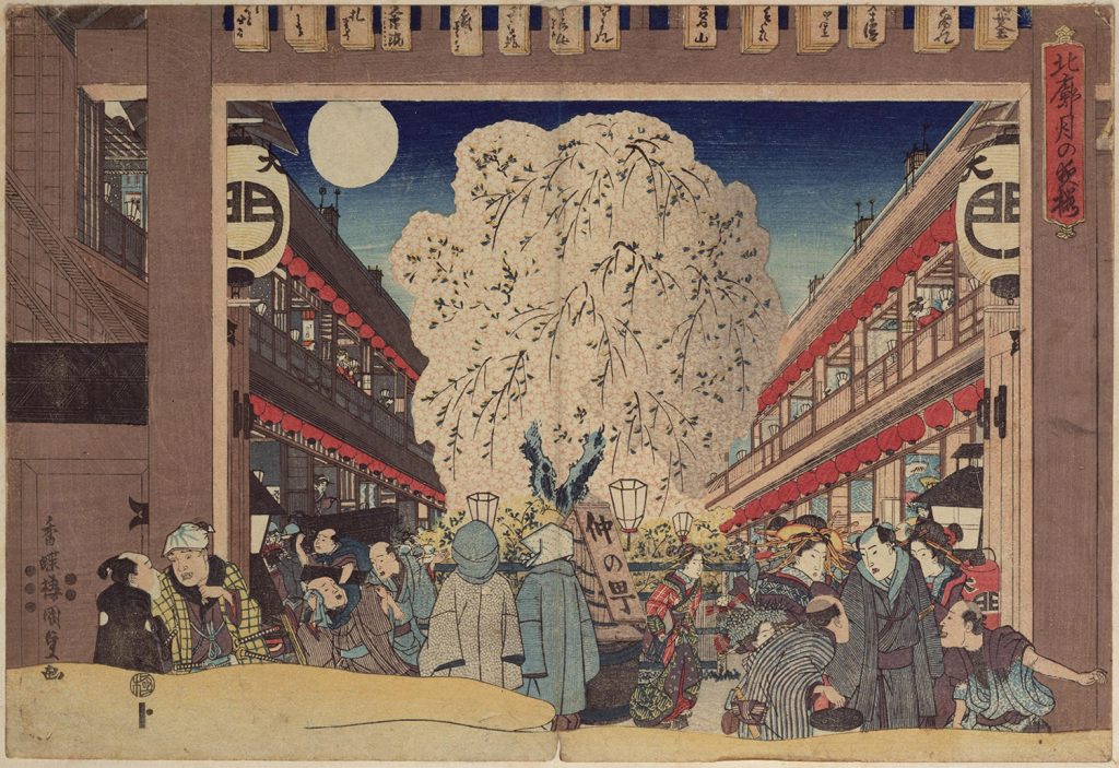 送料無料☆【貴重・美品】浮世絵 木版画☆三代目歌川豊国画 ☆江戸