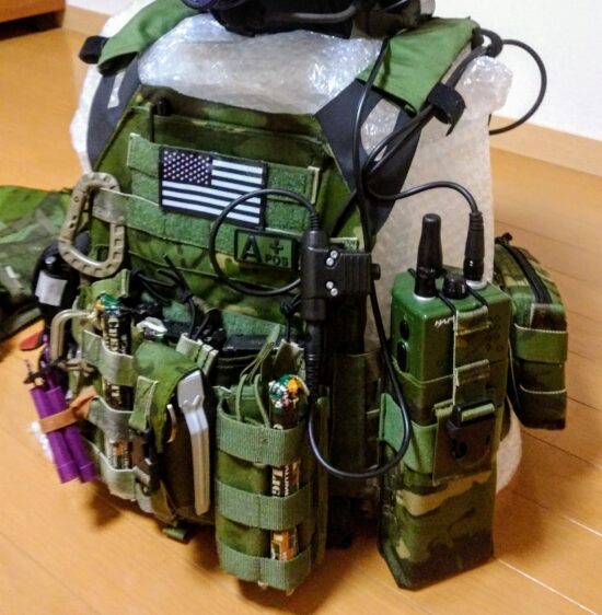 サバゲー装備マルチカムトロピックその3 プレートキャリアセットアップ