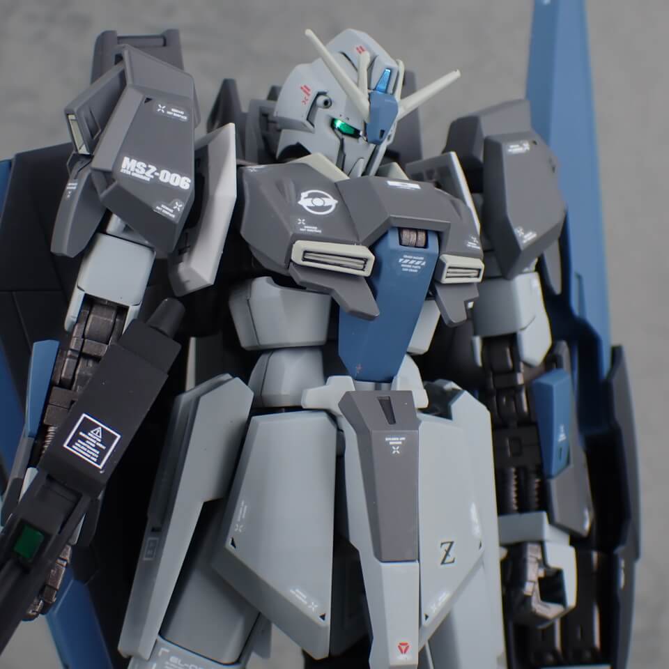 ガンプラ 全塗装完成品 HGUC Zガンダム ガンダム プラモデル 1/144