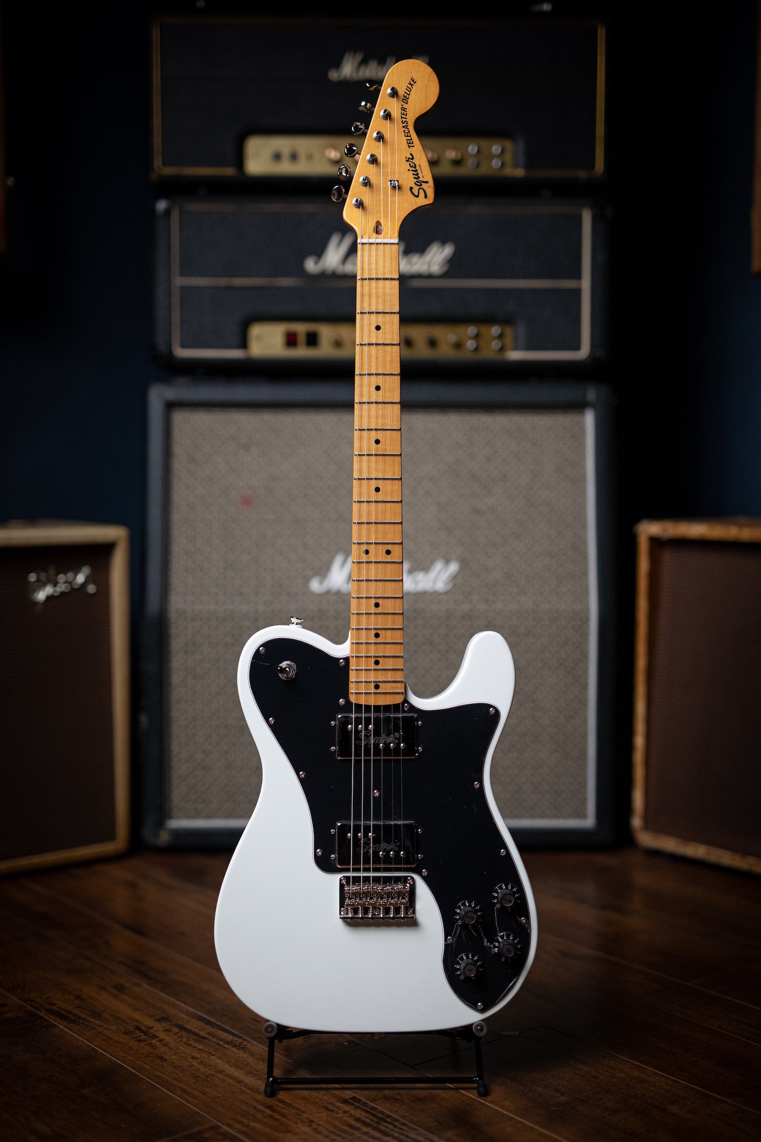 Squier '70s Telecaster Deluxe Electric Guitar - Olympic White