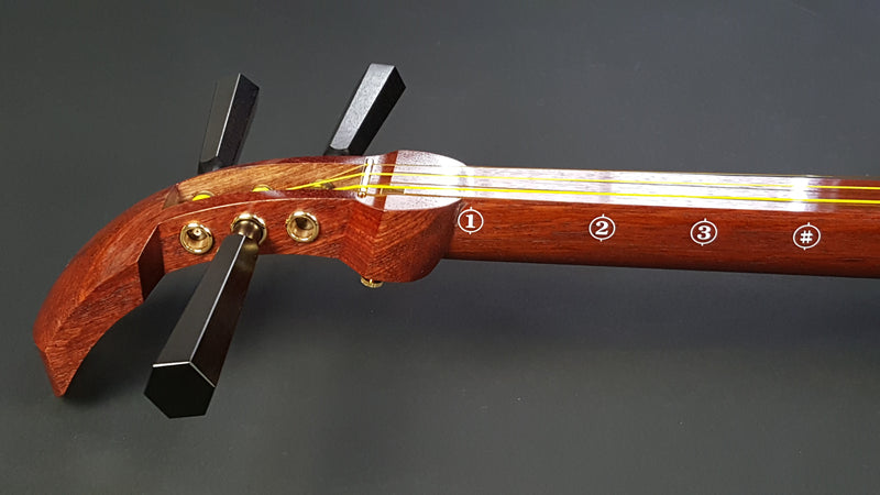 特上 民謡本格派花林三味線 一式セット ケース付 特上 民謡本格