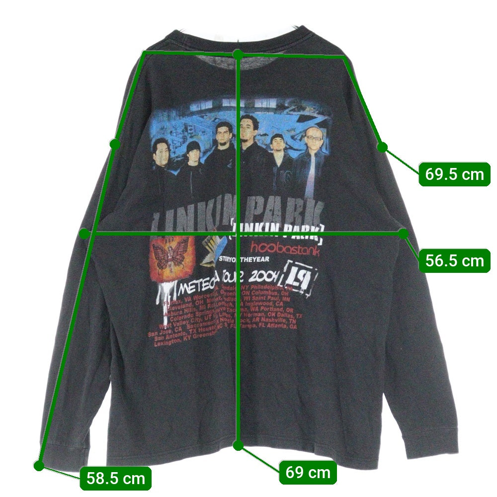 VINTAGE(ヴィンテージ) 00s LINKIN PARK METEORA TOUR 2004 LS TEE