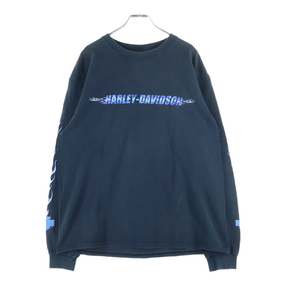 HARLEY DAVIDSON(ハーレーダビッドソン) 00s VINTAGE BLUE FLAME L/S