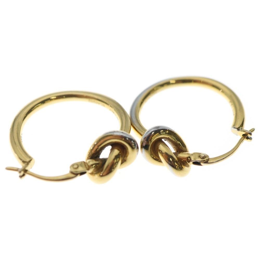 CELINE(セリーヌ) ノットスモール フープピアス GP ゴールド 5.5g