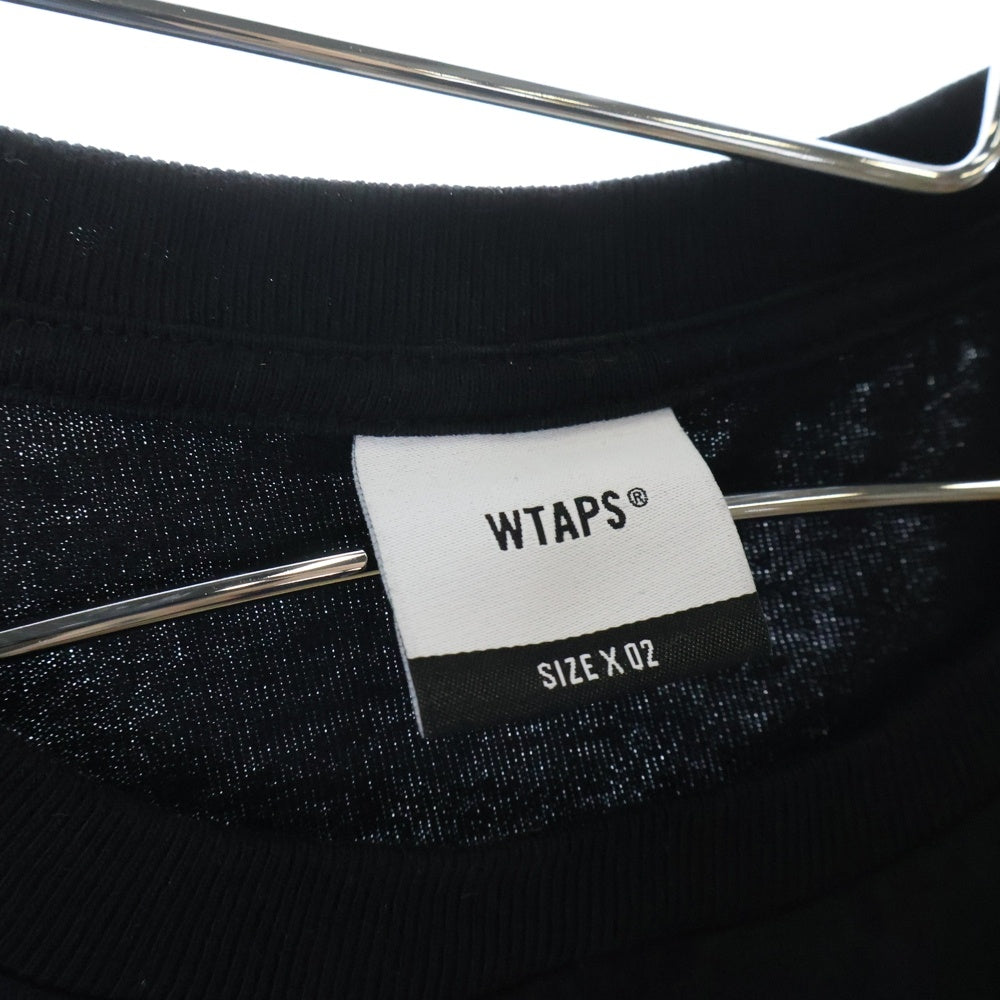 WTAPS(ダブルタップス) 25SS CONTAINING TEE バックロゴ Tシャツ ブラック