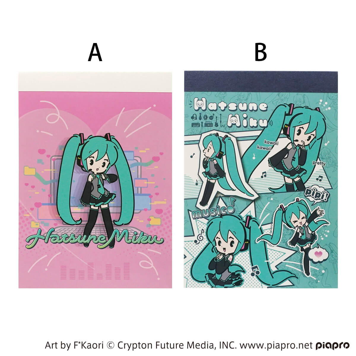 OUTLET】初音ミク A6 メモ帳 48枚 プチシリーズ 364089