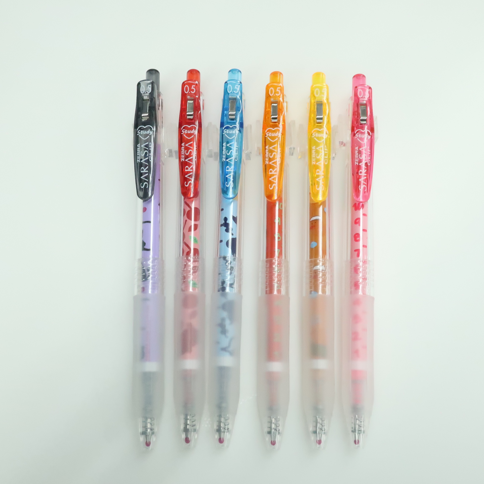 ゼブラ サラサクリップ ミスタードーナツ 14本セット 廃盤レア-BLACK L