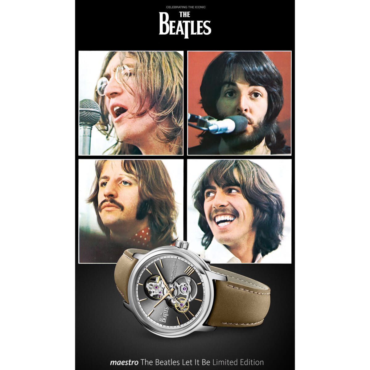 伝説的バンド「ザ・ビートルズ」とのコラボレーションウオッチ第4弾が