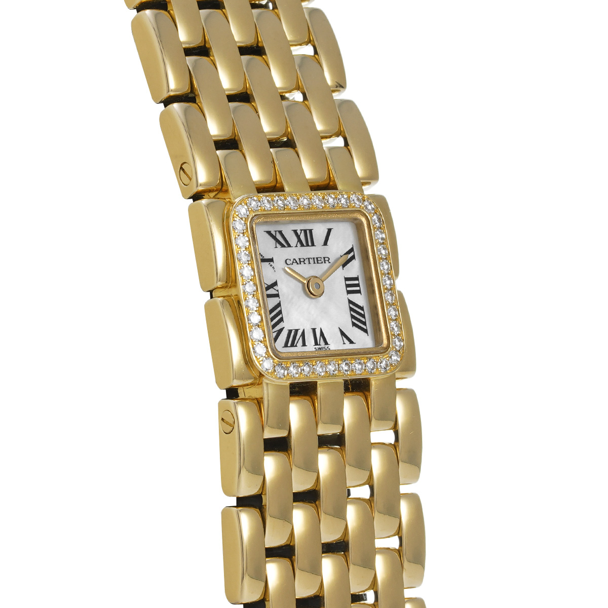 カルティエ パンテール リュバン WG3001T7 ホワイトシェル レディース