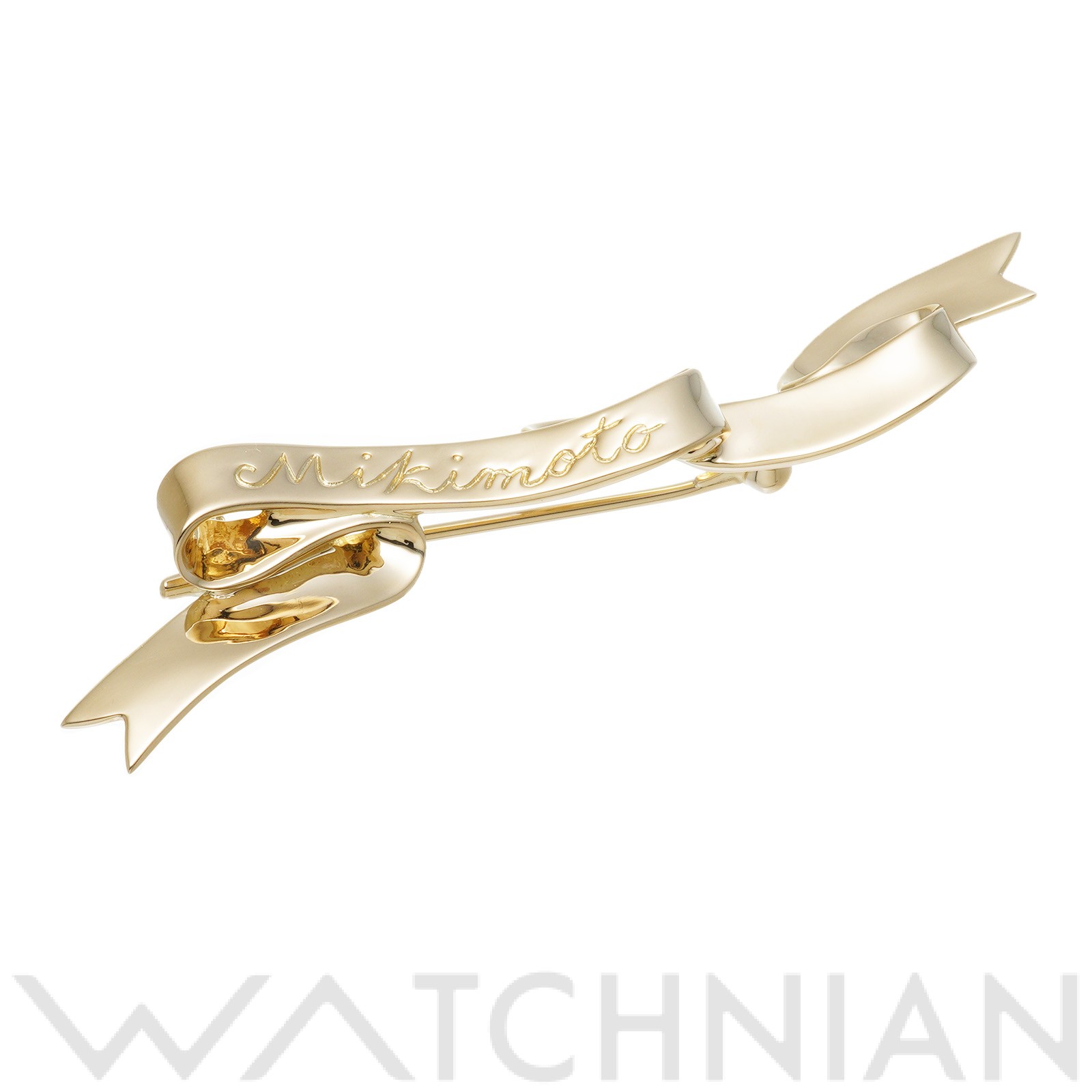 K18 ブローチリボンレトロ