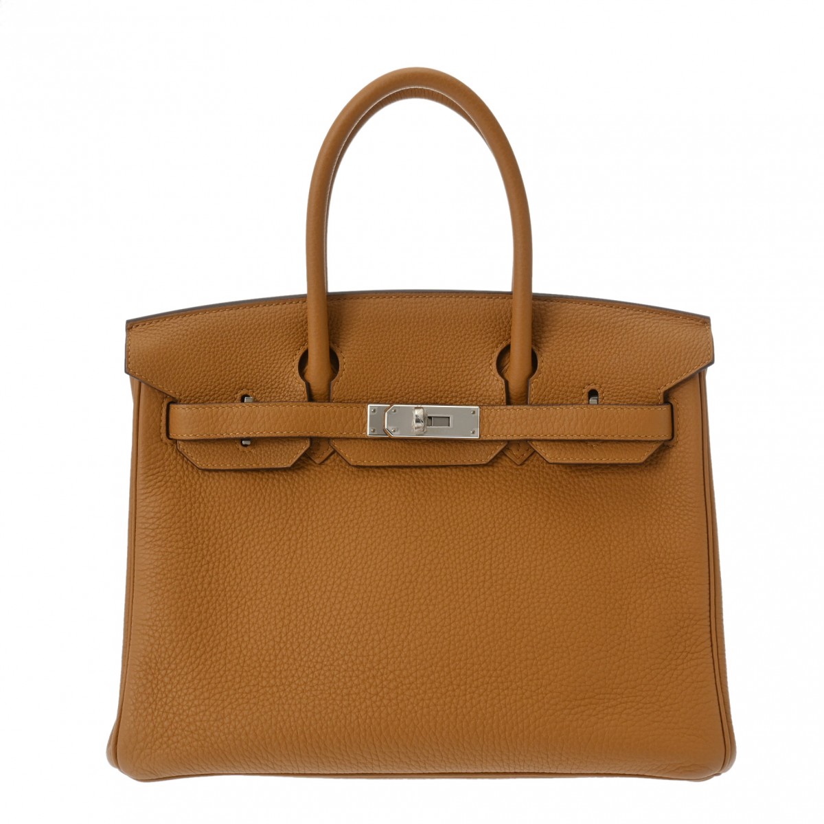エルメス バーキン 30 ヴェルソ キャラメル/ライム トゴ レディース