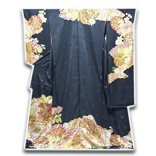 振り袖 フルセット 別誂長襦袢付 成人式 辻が花袋帯 金彩加工 刺繍入り 623