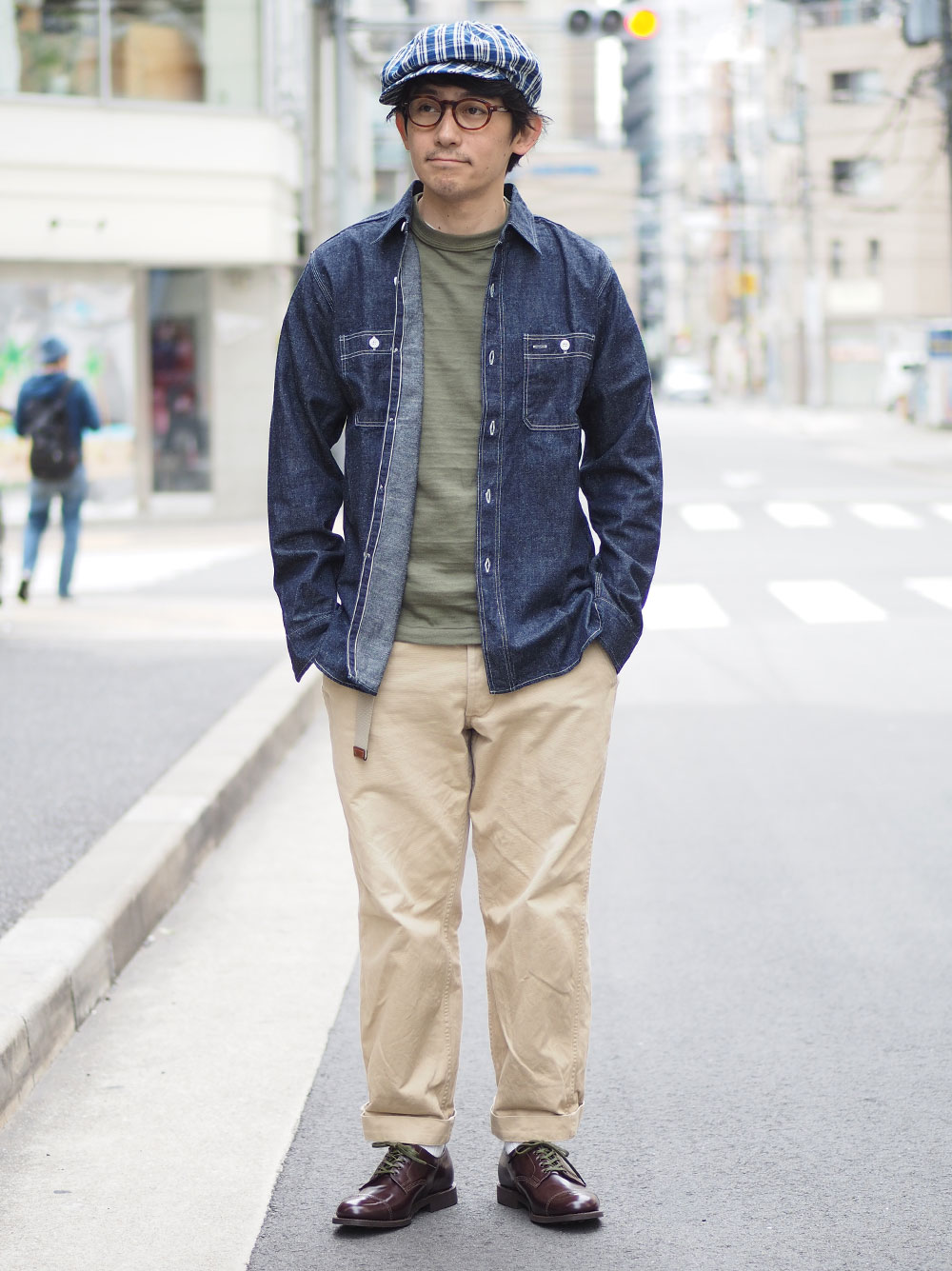 ウエアハウスLot 1082 ブルーグレー チノパン 36IN タグ付き