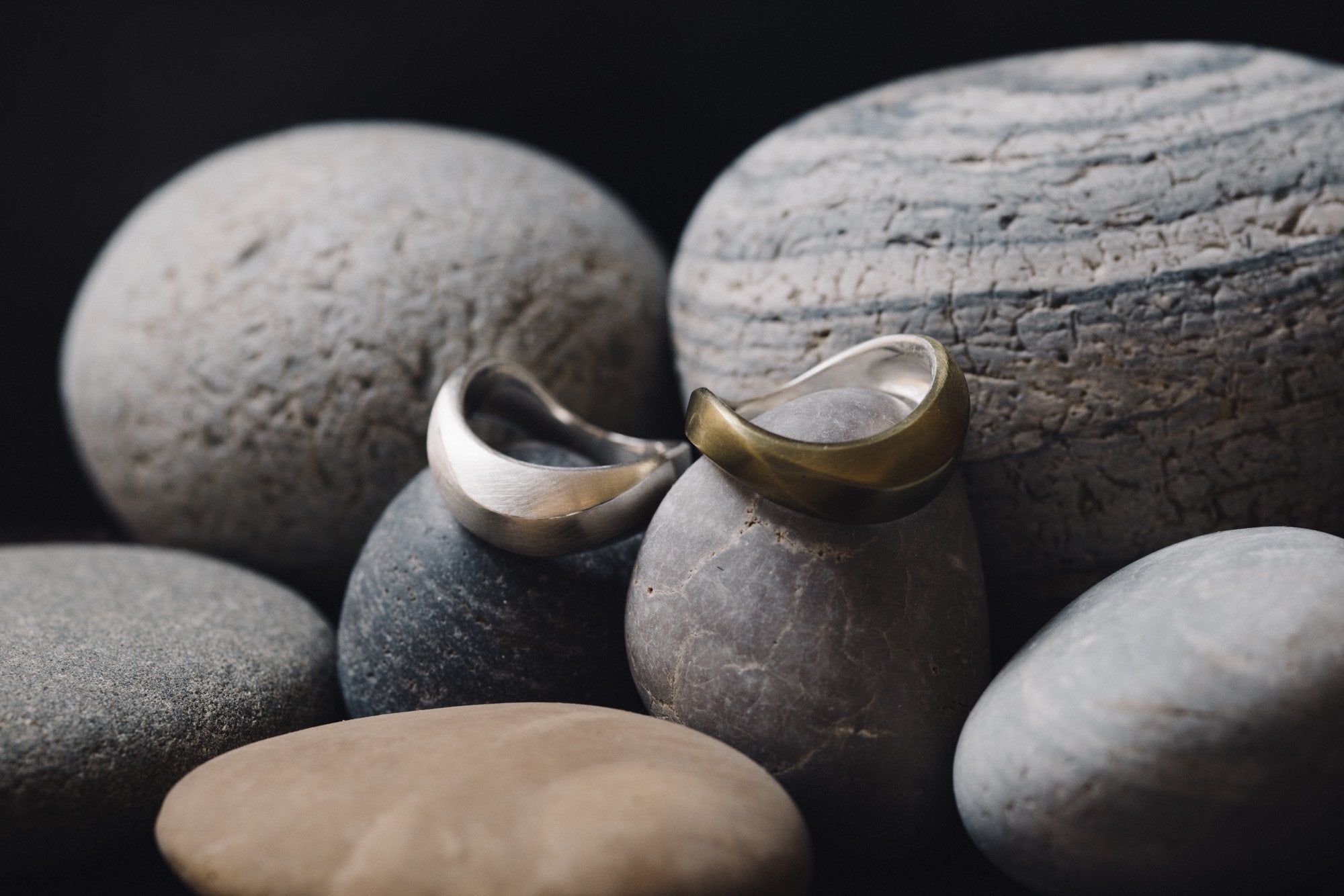 鶫 tsugumi 銀小物製作所 HORIZON Brass Ring HORIZON Silver Ring