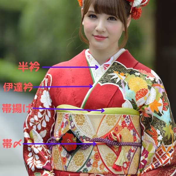 振袖 振袖セット 白 袋帯 赤 帯締め 帯揚げ 重ね襟 成人式 卒業式 振袖