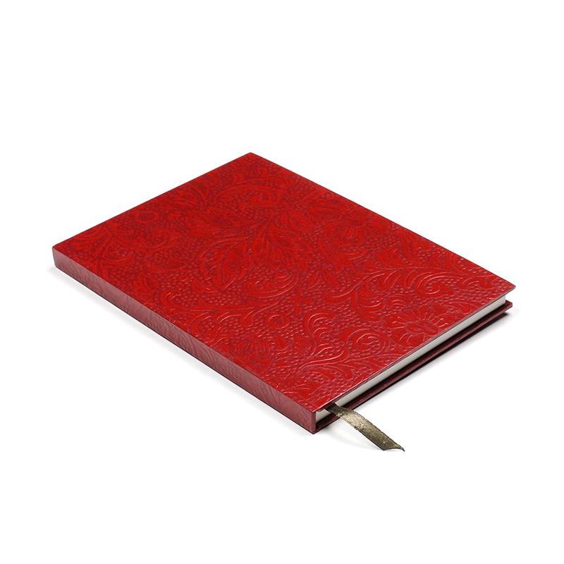 うるし紙 ハードカバーノートB6 赤 | 谷口松雄堂