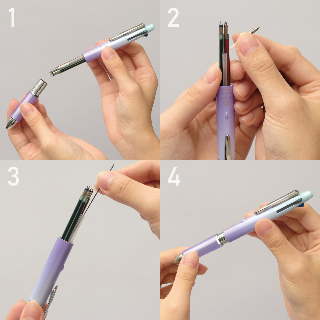 BKHDF1SFN-B｜ドクターグリップ4+1 0.7細字＋シャープ0.5mm｜PILOT