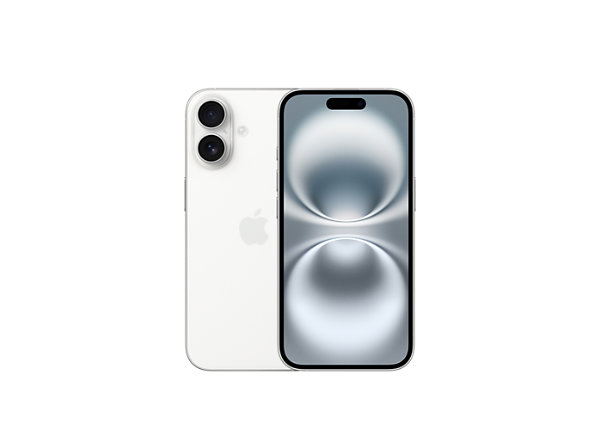 Apple iPhone 16 - 128 GB - Wi-Fi + Cellular - White - MYAQ3LL/A