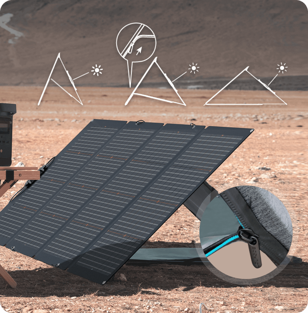 ソーラーパネル | 220W両面受光型ソーラーパネル ┃EcoFlow Japan